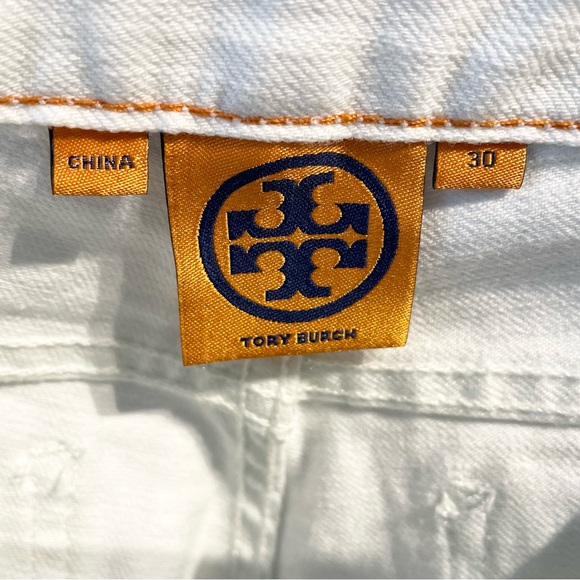 Tory Burch Super Skinny Jean - White Size 30 - Picture 3 of 4